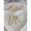 Love Yazı Detaylı Plaka Yüzük
