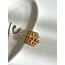 Gold Topçuk Detay Kıkırdak Küpe 