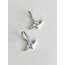 Silver Kanatlı Kalp Küpe