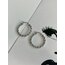 Çelik Silver Geçme Halka Küpe