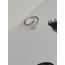 Silver Zirkon Taşlı Çiçek Yüzük