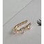Gold Kalp Kıkırdak Küpe