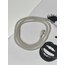 60 cm Çelik İtalyan Silver Yassı Kolye 