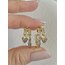 Bvl Taşlı Yılan Gold Küpe 