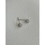 Silver Zirkon Taşlı Top Küpe