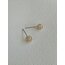 Silver Zirkon Taşlı Top Küpe 