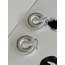Silver Tırtıklı Boru Küpe