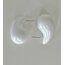 Beyaz Tear Drop Küpe 