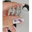 Küçük Boy Silver Top Detay Küpe