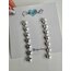 Taşlı Silver Yıldız Küpe