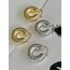 Gold Tırtıklı Boru Küpe 