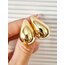 Gold Tear Drop Küpe 
