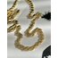Gold Arpa Model Kolye 