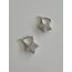 Silver Mini Yıldız Zirkon Taş Küpe 