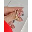 Özel Diamond Seri Full Zirkon Yıldız Gold Küpe