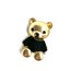 Siyah Kazaklı Teddy Broş