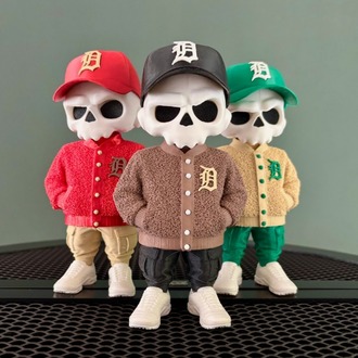 Zkull Urban Streetwear Skull Figür – Hip Hop Tarz Dekoratif Obje