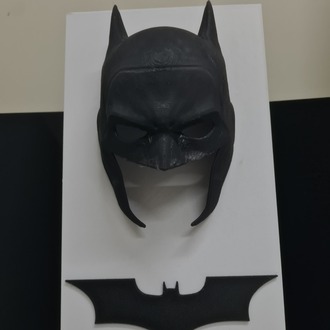 Batman The Dark Knight 3D Kabartmalı Duvar Tablosu ve Logo Seti