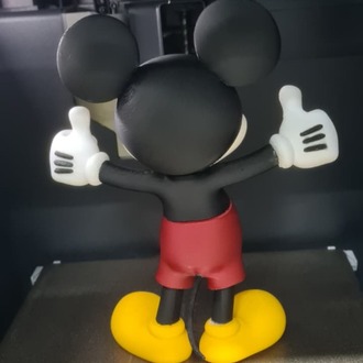 Mickey Mouse Figür Dekoratif Obje – 3D Baskı Modern Tasarım