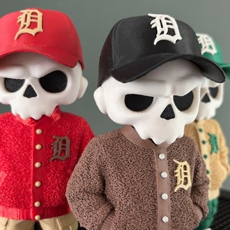 Zkull Urban Streetwear Skull Figür – Hip Hop Tarz Dekoratif Obje
