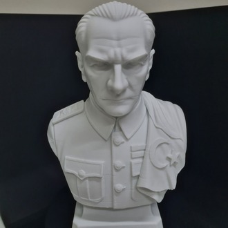 ATATÜRK Büstü | 3D Baskı Dekoratif Heykel |