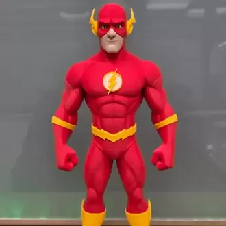 Flash Temalı 3D Baskı Figür | Koleksiyonluk Süper Kahraman Dekoru