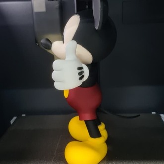 Mickey Mouse Figür Dekoratif Obje – 3D Baskı Modern Tasarım