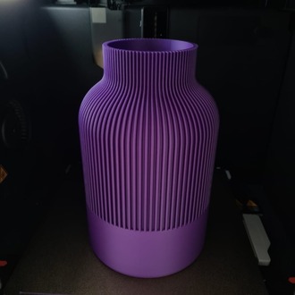 Modern Dalga Form 3D Baskı Vazo (22 CM)