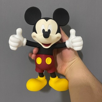Mickey Mouse Figür Dekoratif Obje – 3D Baskı Modern Tasarım