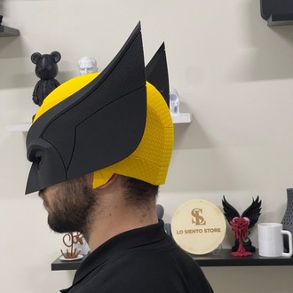 Wolverine Maskesi – 3D Baskı Cosplay & Koleksiyon Ürünü