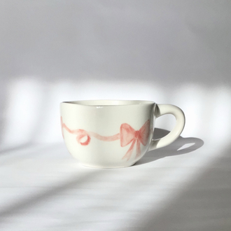 Blush Bow Kupa