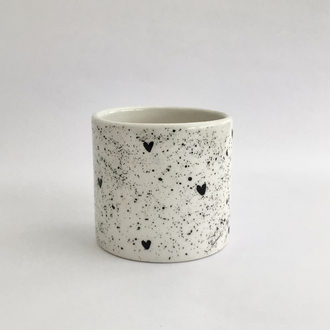 Heart Shaped Mug (siyah)