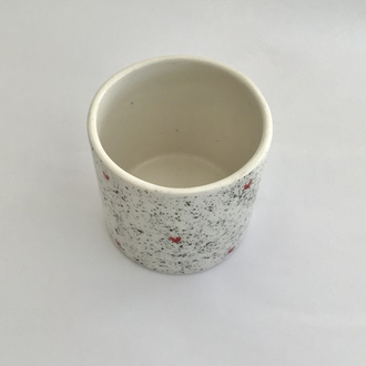 OUTLET - Heart Shaped Mug (kırmızı siyah)