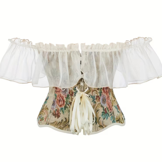 Victorian Floral Lolita Strapless Korse