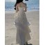 Elegant Asimetrik Balo Elbisesi- Beyaz 