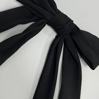 Halter Neck Siyah Transparan Detaylı Uzun Elbise