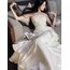 Elegant Asimetrik Balo Elbisesi- Beyaz 