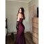 İnfamous Bordo Uzun Balo Elbisesi