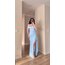 Elegant Strapless Yırtmaçlı Elbise - Mavi