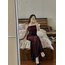 İnfamous Bordo Uzun Balo Elbisesi
