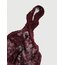 Dekolte Askılı Floral Kurdeleli Victorian Bluz - Kırmızı