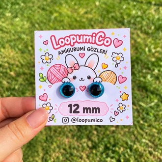 12 mm Amigurumi göz