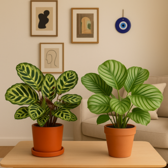  2’li Calathea Seti: Orbifolia & Makoyana