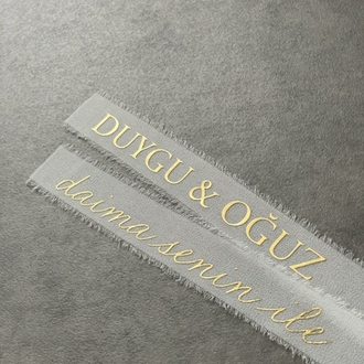 Gelin Buket Kurdelesi