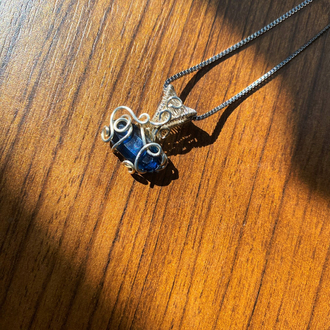 Mavi Kyanite Kolye