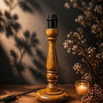Ahşap Abajur Ayağı 