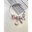 Pandora Model Pembe İstiridye Charm Çelik Bileklik