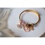 Pandora Model Pembe İnci Charm Çelik Bileklik