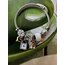 Pandora Model Beyaz Ayıcık Charm Çelik Bileklik