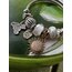 Pandora Model Beyaz Güneş Charm Çelik Bileklik